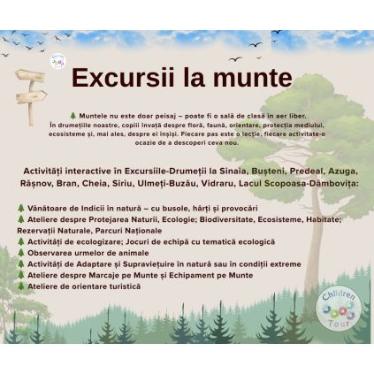 Excursii scolare pentru Saptamana Verde 2026 #childrentour