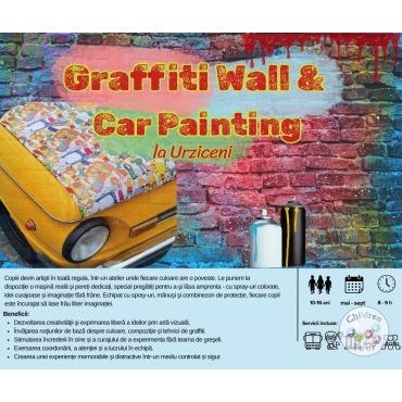 Excursie ‘Graffiti Wall & Car Painting’ la Urziceni cu activitati incluse #childrentour
