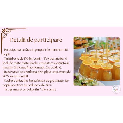 Ateliere Saptamana Verde Timp pentru Tine 2026 #childrentour