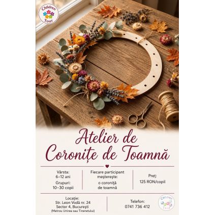 Atelier - Coronite de Toamna #childrentour