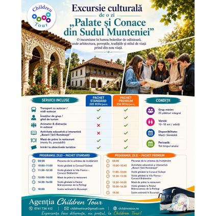 Excursie Culturala ''Palate si Conace din Sudul Munteniei'' #childrentour