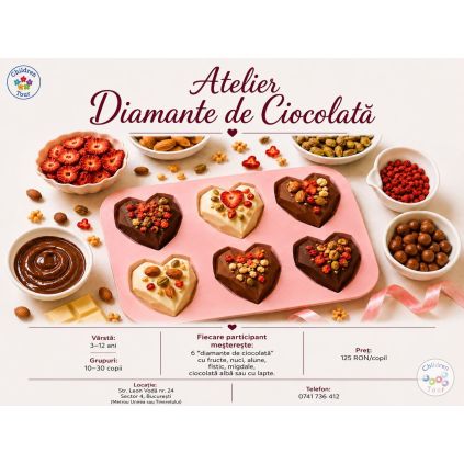 Atelier - Diamante de Ciocolata #childrentour