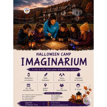 HALLOWEEN CAMP IMAGINARIUM | 26-30 octombrie 2026 | Buzau #childrentour