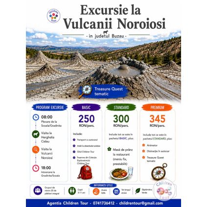 Excursie la Vulcanii Noroiosi #childrentour
