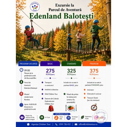 Excursie la Parcul de Aventura Edenland Balotesti #childrentour