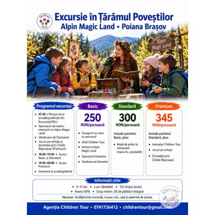 Excursie in Taramul Povestilor:  Alpin Magic Land Poiana Brasov #childrentour