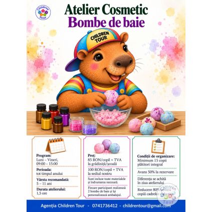 Atelier Cosmetic pentru Copii #childrentour
