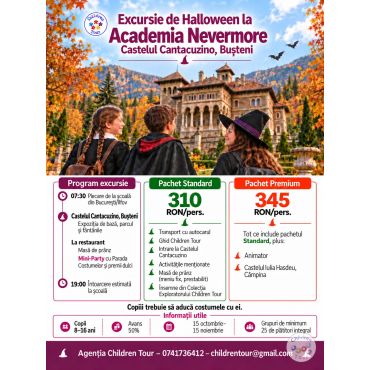Excursie de Halloween la Busteni-pentru gimnaziu si liceu #childrentour