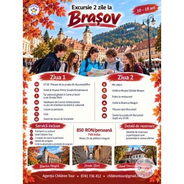Excursie 2 zile la Brasov #childrentour